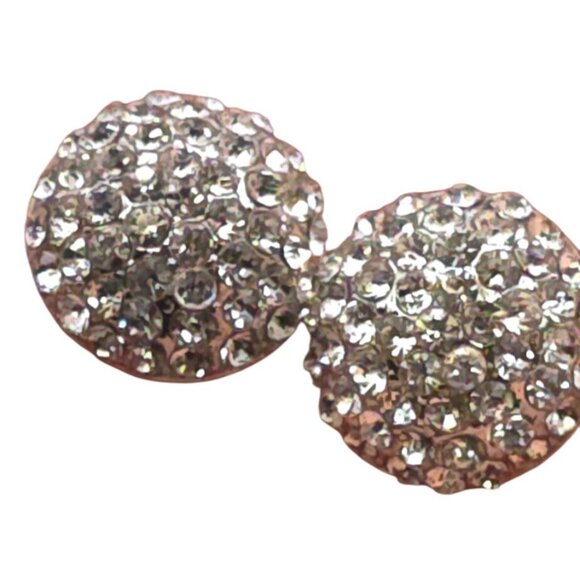 Crystal & White Floral Stud Earrings Set - Picture 2 of 6